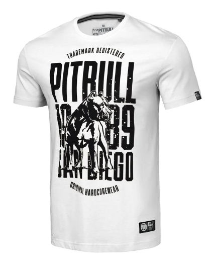 T-Shirt San Diego Dog - Weiß