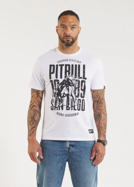 T-Shirt San Diego Dog - Weiß