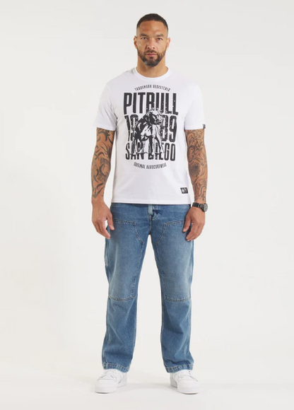 T-Shirt San Diego Dog - Weiß