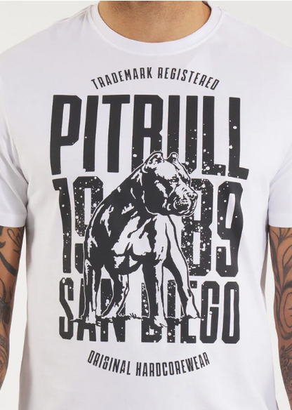 T-Shirt San Diego Dog - Weiß