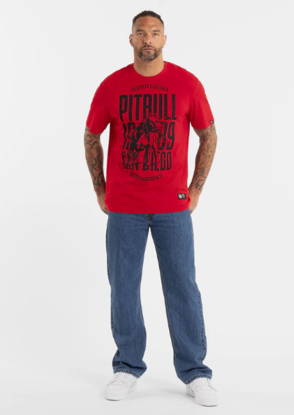T-Shirt San Diego Dog - Rot