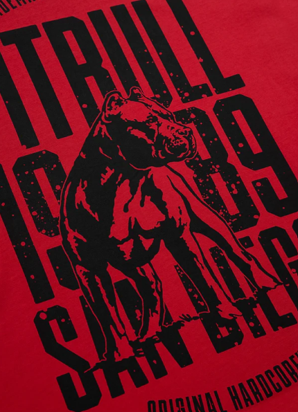 T-Shirt San Diego Dog - Rot