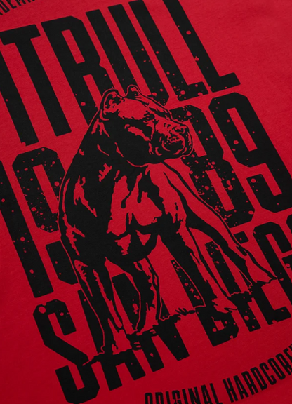 T-Shirt San Diego Dog - Rot