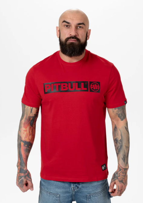 Herren T-Shirt HILLTOP - Rot Kids