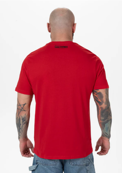Herren T-Shirt HILLTOP - Rot Kids