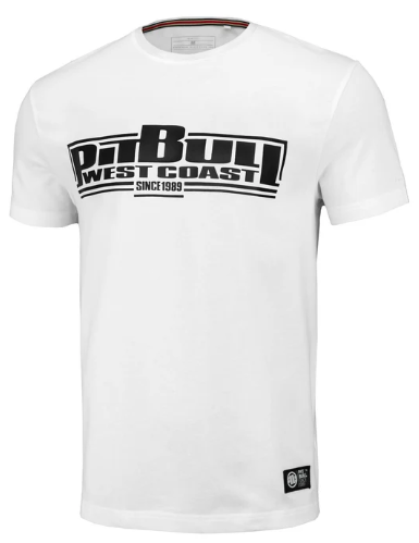 Herren T-Shirt Slim Fit Classic Boxing - White