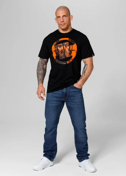 Herren T-Shirt Orange Dog 24 - Schwarz