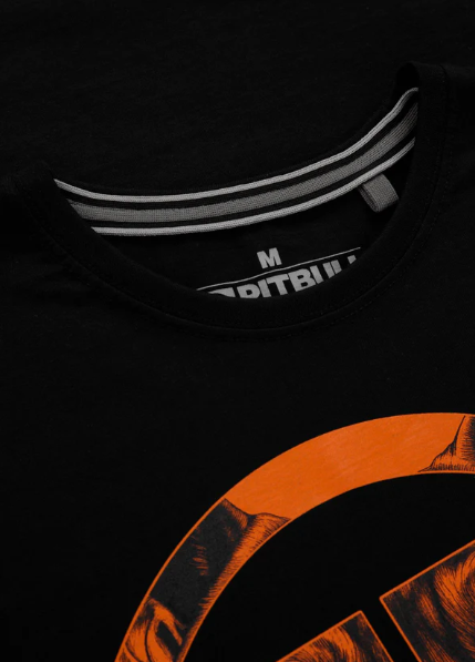 Herren T-Shirt Orange Dog 24 - Schwarz