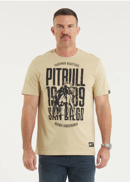T-Shirt San Diego Dog - Sand