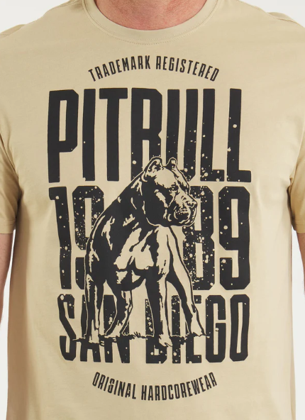 T-Shirt San Diego Dog - Sand