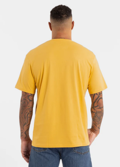 Herren T-Shirt SMALL LOGO - Hellgelb