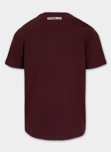 Herren T-Shirt HILLTOP - Dunkles Burgunderrot