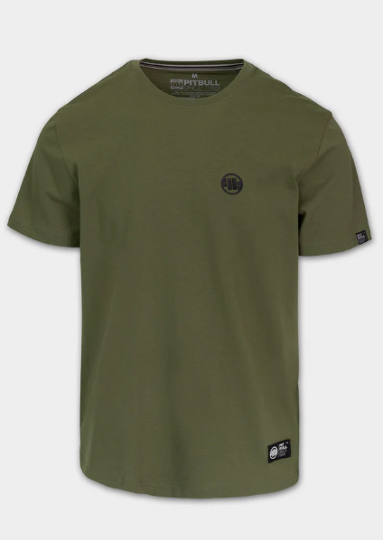 Herren T-Shirt SMALL LOGO - Olivgrün