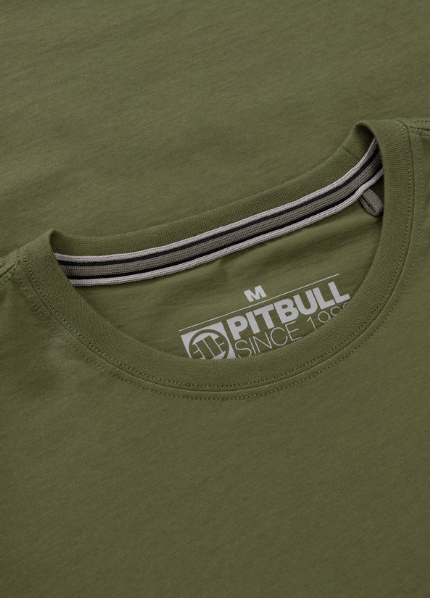 Herren T-Shirt SMALL LOGO - Olivgrün