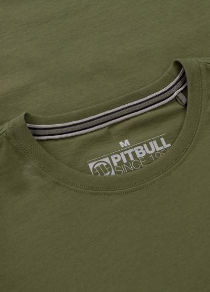 Herren T-Shirt SMALL LOGO - Olivgrün