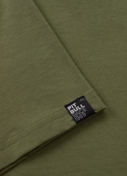 Herren T-Shirt SMALL LOGO - Olivgrün
