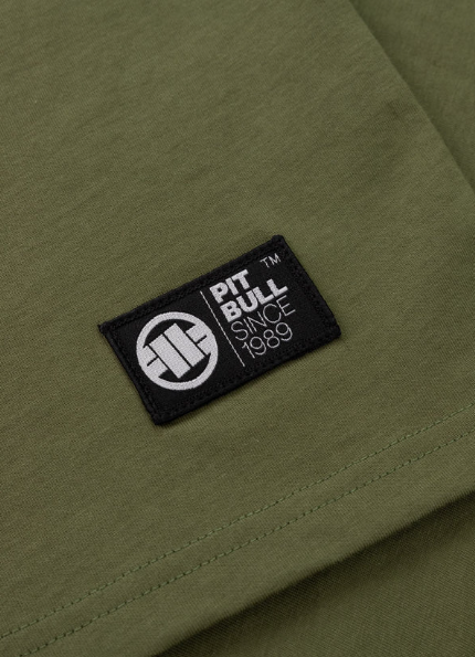 Herren T-Shirt SMALL LOGO - Olivgrün