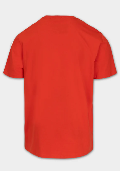 Herren T-Shirt SMALL LOGO - Flammenrot
