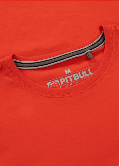 Herren T-Shirt SMALL LOGO - Flammenrot