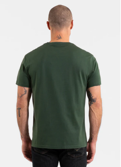 Herren T-Shirt SMALL LOGO - Dunkelgrün