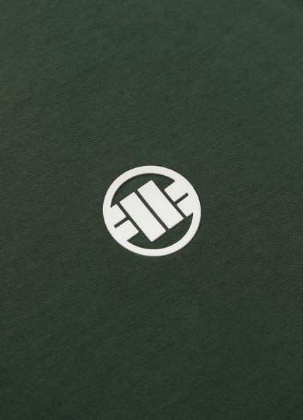 Herren T-Shirt SMALL LOGO - Dunkelgrün