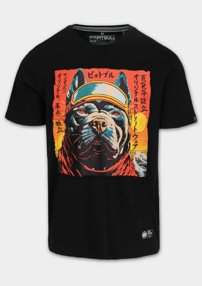 Herren T-Shirt FUJI - Schwarz