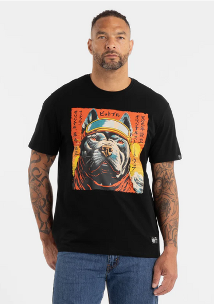 Herren T-Shirt FUJI - Schwarz