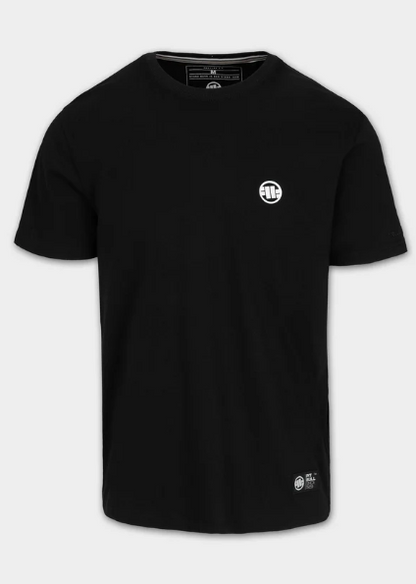Herren T-Shirt Garment Washed SMALL LOGO - Schwarz
