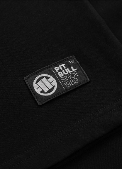 Herren T-Shirt Garment Washed SMALL LOGO - Schwarz