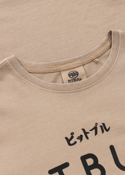 Herren T-Shirt Denim Washed BRAVERY - Sand