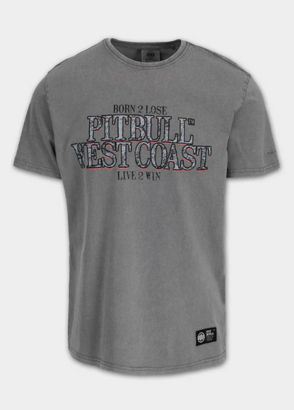 Herren T-Shirt Denim Washed ACE OF SPADES II - Grau