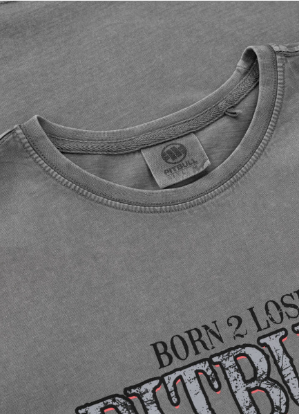 Herren T-Shirt Denim Washed ACE OF SPADES II - Grau