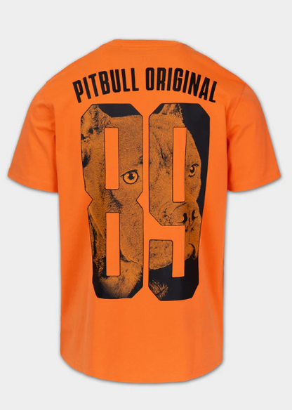 Herren T-Shirt EIGHTY NINE DOG - Orange Kids
