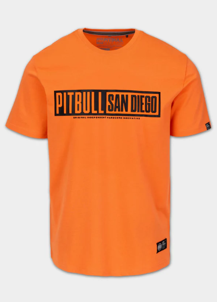 Herren T-Shirt EIGHTY NINE DOG - Orange Kids