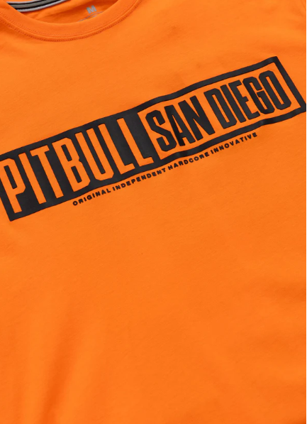 Herren T-Shirt EIGHTY NINE DOG - Orange Kids