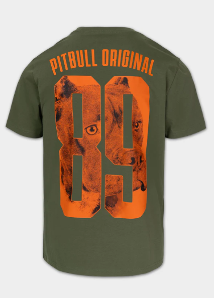 Herren T-Shirt EIGHTY NINE DOG - Dunkles Olivgrün