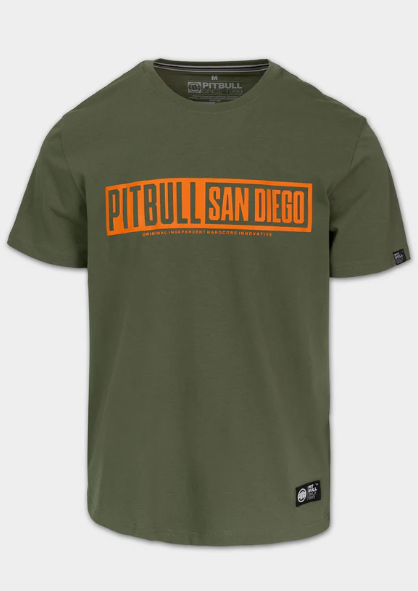 Herren T-Shirt EIGHTY NINE DOG - Dunkles Olivgrün