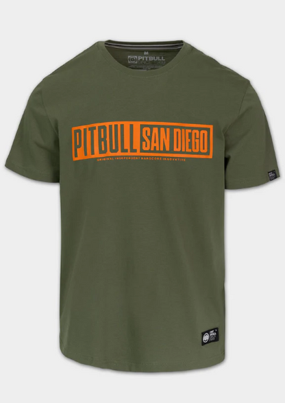 Herren T-Shirt EIGHTY NINE DOG - Dunkles Olivgrün
