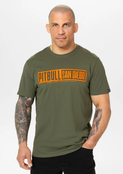 Herren T-Shirt EIGHTY NINE DOG - Dunkles Olivgrün