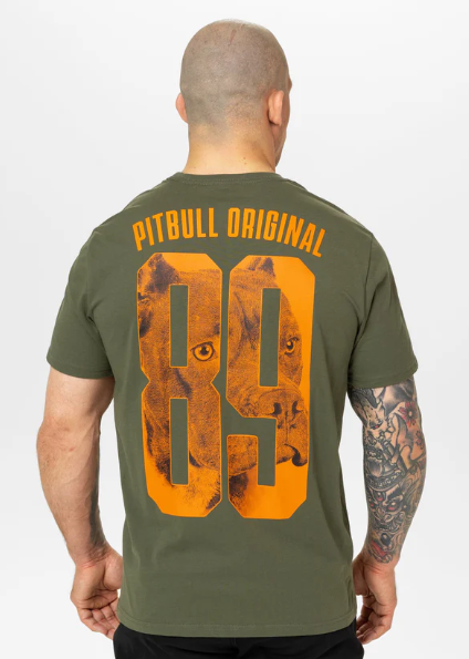 Herren T-Shirt EIGHTY NINE DOG - Dunkles Olivgrün