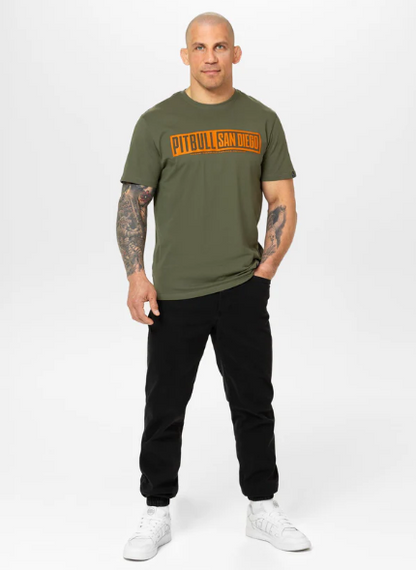 Herren T-Shirt EIGHTY NINE DOG - Dunkles Olivgrün
