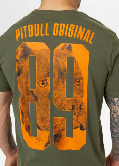 Herren T-Shirt EIGHTY NINE DOG - Dunkles Olivgrün