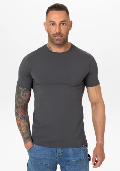 Herren T-Shirt Slim Fit MINIMAL - Graphit