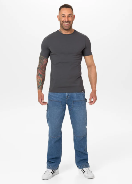 Herren T-Shirt Slim Fit MINIMAL - Graphit
