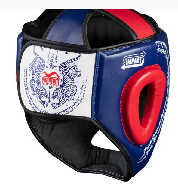 Kopfschutz Muay Thai - Blau - Einheitsgröße