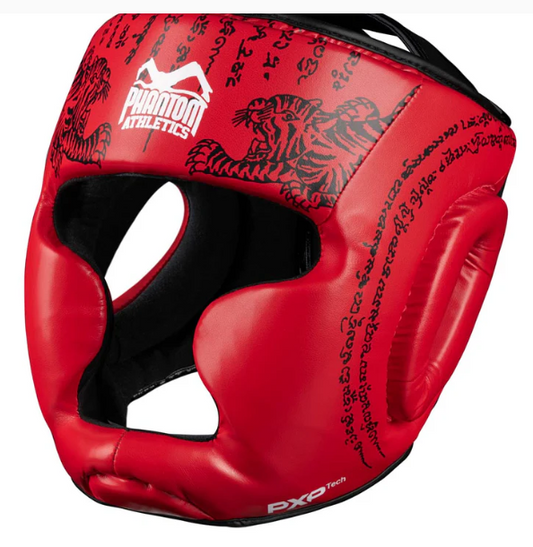 Kopfschutz Muay Thai - Rot - Einheitsgröße