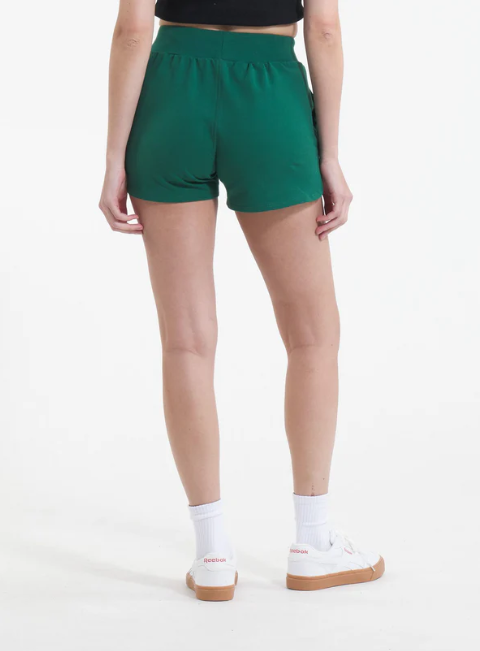 Damen Sweatshorts French Terry FLORIDA - Dunkelgrün
