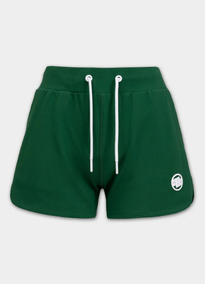 Damen Sweatshorts French Terry FLORIDA - Dunkelgrün