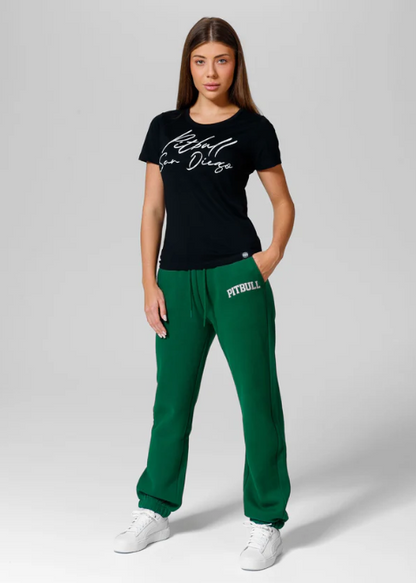 Damen oversize Jogginghose Tyrian grün