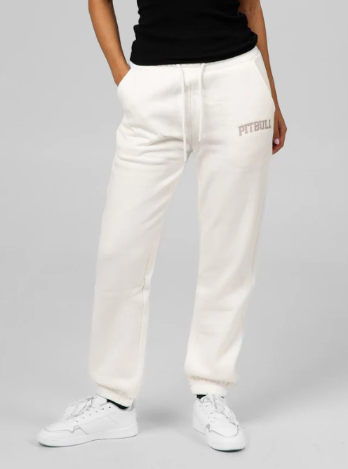 Damen oversize Jogginghose Tyrian - white